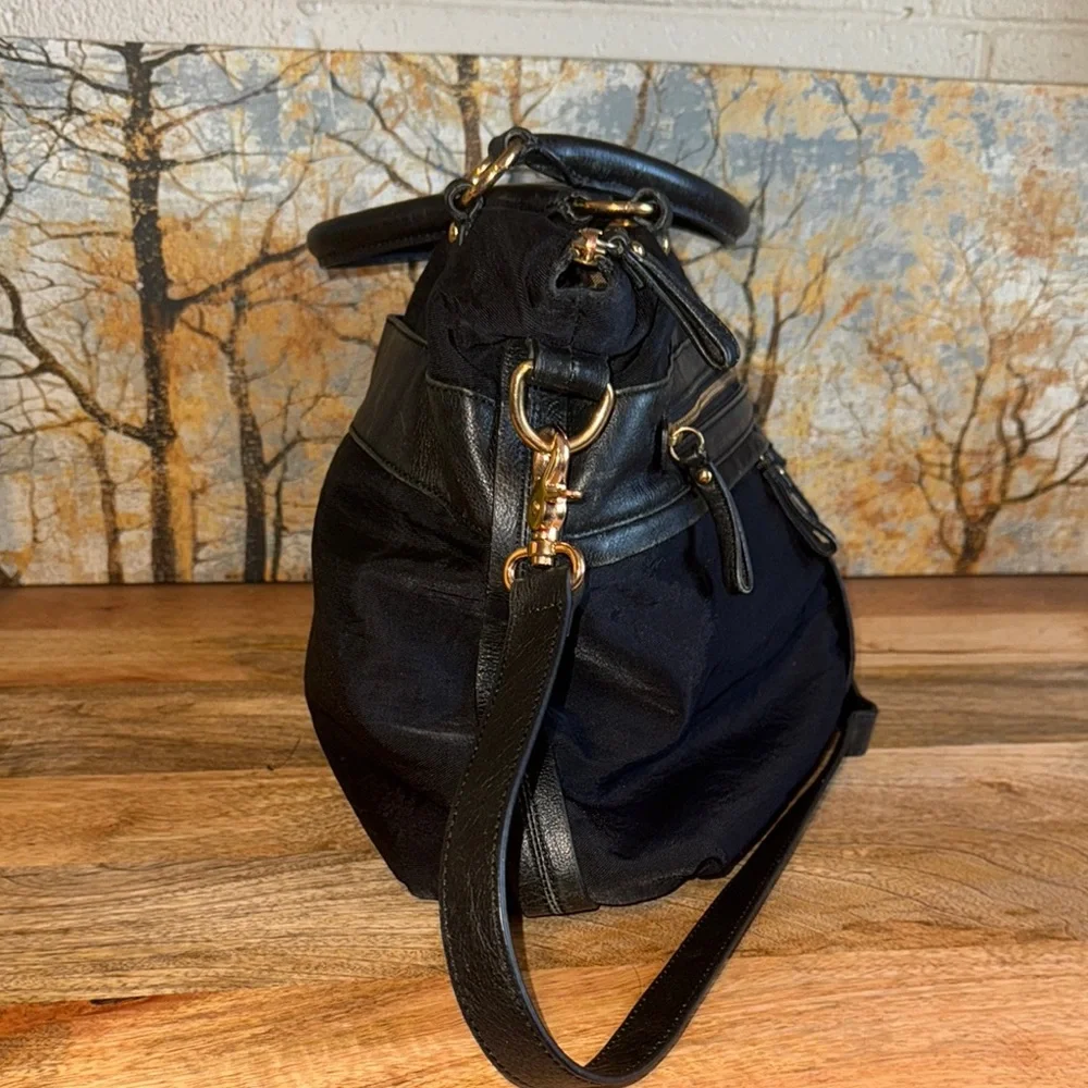 Black Women’s Tote Bag with Gold Hardware - Designer Style